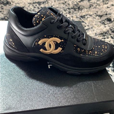 gold Chanel Shoes for Women 